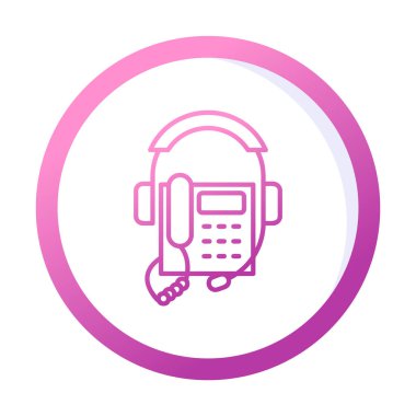 telefon web simgesi, vektör çizim 