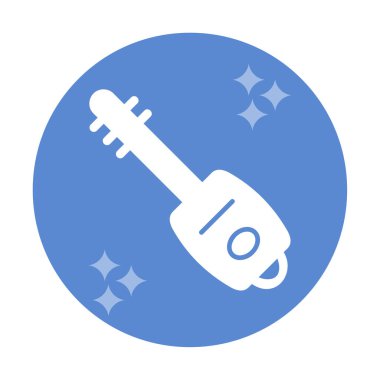 Shamisen vektör simgesi tasarımı