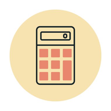 hesap makinesi web simge vektör çizim