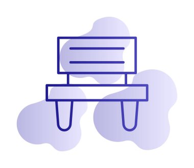 bank simgesi, vektör illüstrasyonu basit tasarım