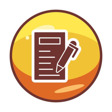 Basit düz Kopyalama simgesi vektörü 