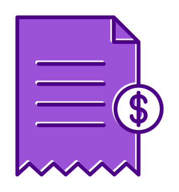 Alışveriş Alımı simgesi vektör illüstrasyonu