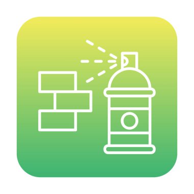 Graffiti web simgesi, vektör illüstrasyonu 