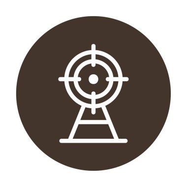 hedef simge, vektör illüstrasyonu basit tasarım