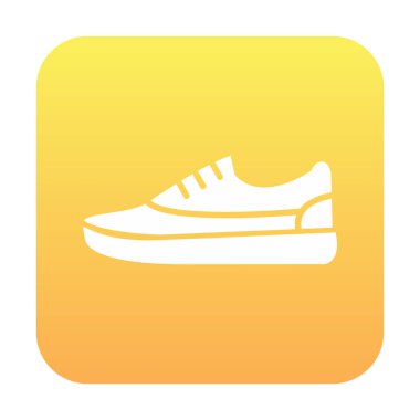 spor ayakkabı ikonu vektör illüstrasyonu 