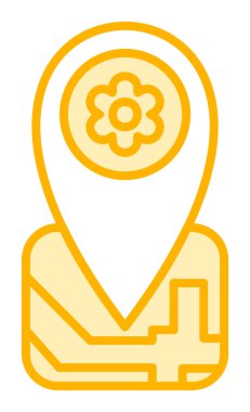 Yer Tutucu simgesinin vektör illüstrasyonu 