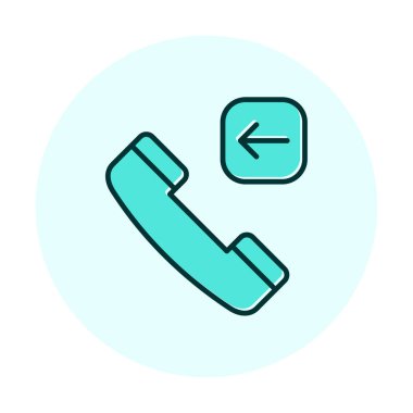 Basit düz gelen arama simgesi vektör illüstrasyon tasarımı