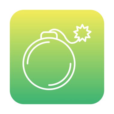 karikatür bombası, vektör illüstrasyonu