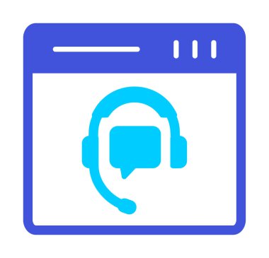 Modern Çevrimiçi Online Destekleyici element tasarımının vektör illüstrasyonu                            