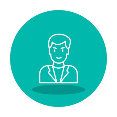 Doktor simgesinin vektör çizimi