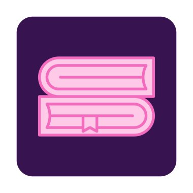 kitap web simgesi, vektör çizim 