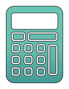 hesap makinesi web simge vektör çizim