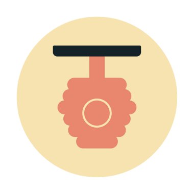 Arı kovanı simgesi vektör illüstrasyonu