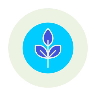 Yaprak logosu tasarımının vektör çizimi. Ekoloji kavramı 