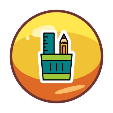 ileti örneği web simgesi, vektör çizim