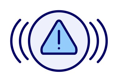 uyarı işareti simgesi, vektör illüstrasyonu  