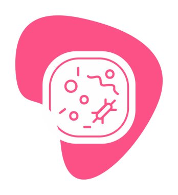 Hücre simgesi, vektör illüstrasyonu