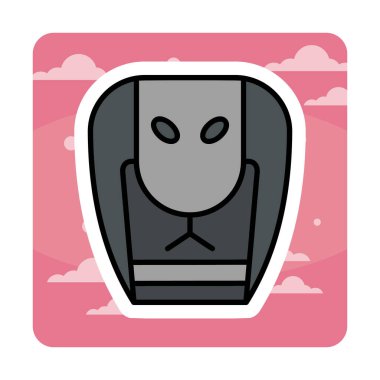 Kobra simgesi işaret vektör çizimi tasarımı