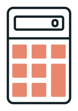 hesap makinesi web simge vektör çizim