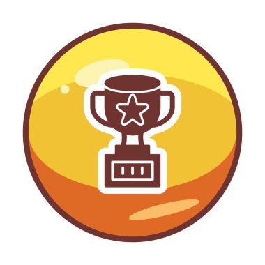 Basit ödül ikonu illüstrasyonu