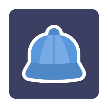 kapsül düz simgesi, vektör illüstrasyonu 