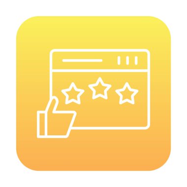 Grafik Gözden Geçirme simgesi vektör çizimi tasarımı