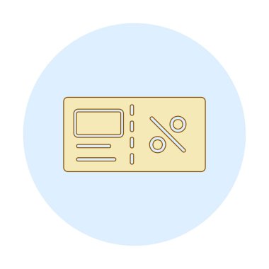 Faturacı Kara Cuma ikon vektör illüstrasyonu  