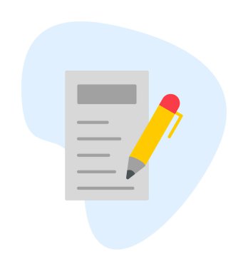 Basit düz Kopyalama simgesi vektörü 