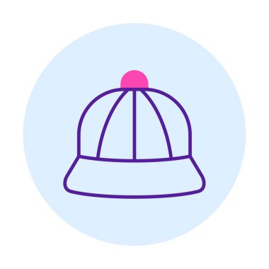 kapsül düz simgesi, vektör illüstrasyonu 