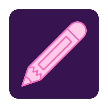  Kalem simgesi vektör illüstrasyon tasarımı