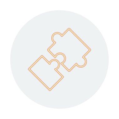 yapboz çizgisi biçimi simgesi