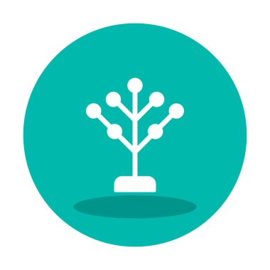 Basit filogenetik simge, vektör illüstrasyonu