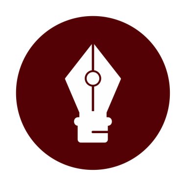 Basit kalem aracı simgesi, vektör illüstrasyonu