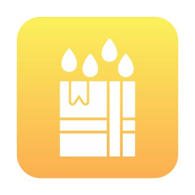 Su geçirmez Parsel simgesinin vektör çizimi  