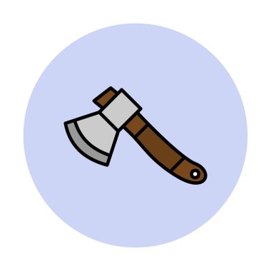 Balta. Web simgesi basit illüstrasyon