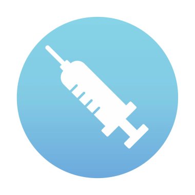 Şırınga ikonu vektör çizimi