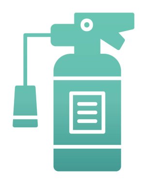 Yangın söndürme simgesinin vektör çizimi                            