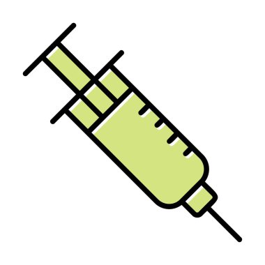 Şırınga ikonu vektör çizimi