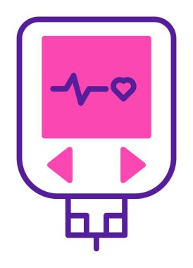 modern basit Glucometer resimleme