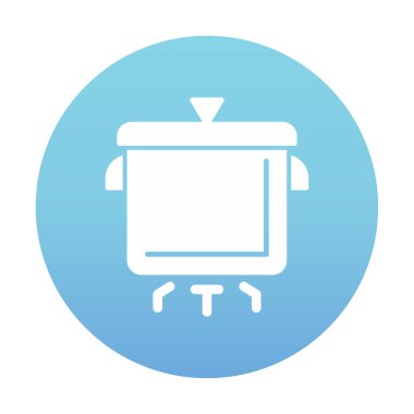 Pişirme vektörü düz simge. Pişirme Otu                   