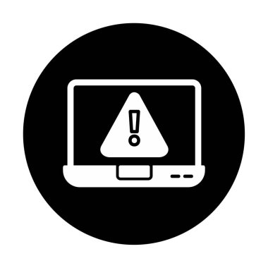 Hata vektör çizimi, Konsept ve grafik tasarım için Adware vektör çizgisi simgesi. 