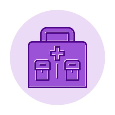 İlk yardım kiti vektör illüstrasyonu