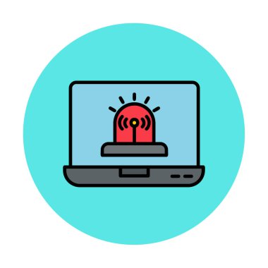 Basit Yazılım simgesi, vektör illüstrasyonu