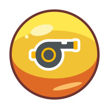 düz Islık simgesi vektörü, illüstrasyon