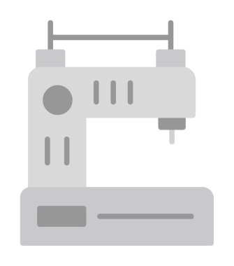 Basit Dikiş Makinesi web vektör simgesi