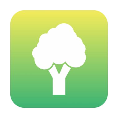 brokoli web simgesi, vektör illüstrasyonu  