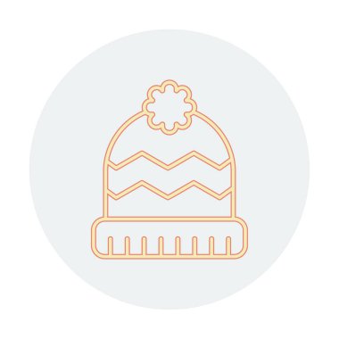 Beanie icon vector illustration 