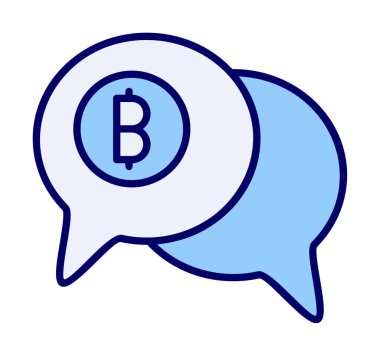 Dolar sembolü vektör çizimi tasarımı ile sohbet et 