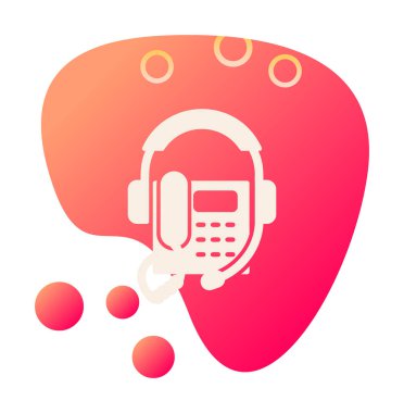 telefon web simgesi, vektör çizim 