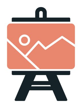 düz basit boyama simgesi, vektör illüstrasyon tasarımı